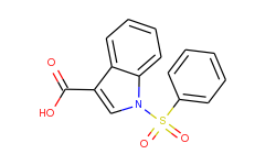 1-(phenylsulfonyl)-1h-indole-3-carboxylic acid