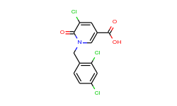 5-chloro-1-(2,4-dichlorobenzyl)-6-oxo-1,6-dihydro-3-pyridinecarboxylic acid