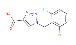 1-(2-chloro-6-fluoro-benzyl)-1h-[1,2,3]triazole-4-carboxylic acid