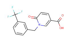6-oxo-1-[3-(trifluoromethyl)benzyl]-1,6-dihydro-3-pyridinecarboxylic acid