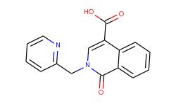 1-oxo-2-(2-pyridinylmethyl)-1,2-dihydro-4-isoquinolinecarboxylic acid
