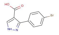 3-(4-bromophenyl)-1h-pyrazole-4-carboxylic acid
