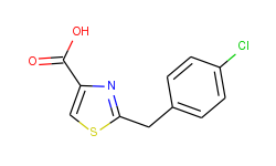 2-(4-chlorobenzyl)-1,3-thiazole-4-carboxylic acid