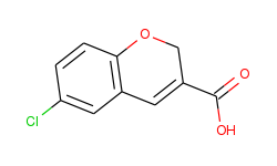 2H-1-Benzopyran-3-carboxylic acid, 6-chloro-