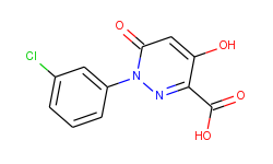 1-(3-chlorophenyl)-4-hydroxy-6-oxo-1,6-dihydro-3-pyridazinecarboxylic acid