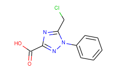 5-(chloromethyl)-1-phenyl-1h-1,2,4-triazole-3-carboxylic acid