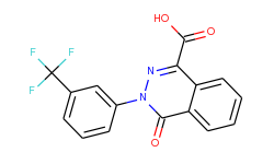 4-oxo-3-[3-(trifluoromethyl)phenyl]-3,4-dihydro-1-phthalazinecarboxylic acid