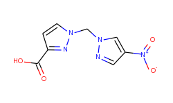 1-[(4-nitro-1h-pyrazol-1-yl)methyl]-1h-pyrazole-3-carboxylic acid