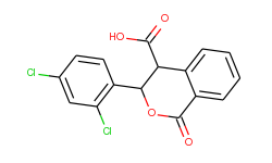 3-(2,4-dichlorophenyl)-1-oxo-3,4-dihydro-1h-isochromene-4-carboxylic acid