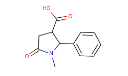1-Methyl-5-oxo-2-phenylpyrrolidine-3-carboxylic acid