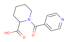 1-isonicotinoyl-2-piperidinecarboxylic acid