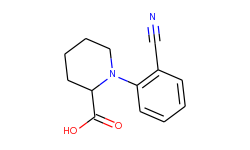 1-(2-cyanophenyl)piperidine-2-carboxylic acid
