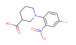 1-(4-fluoro-2-nitrophenyl)piperidine-3-carboxylic acid