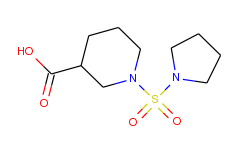 1-(pyrrolidin-1-ylsulfonyl)piperidine-3-carboxylic acid