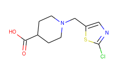 1-(2-chloro-thiazol-5-ylmethyl)-piperidine-4-carboxylic acid
