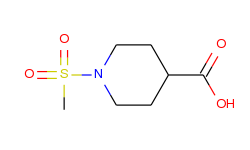 4-Piperidinecarboxylic acid, 1-(methylsulfonyl)-