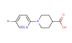 1-(5-Bromopyridin-2-yl)piperidine-4-carboxylic acid