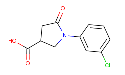 1-(3-chlorophenyl)-5-oxopyrrolidine-3-carboxylic acid