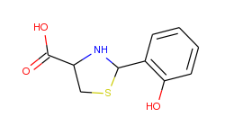 2-(2-hydroxyphenyl)thiazolidine-4-carboxylic acid