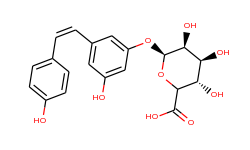 cis Resveratrol 3-O-β-D-Glucuronide
