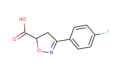 5-Isoxazolecarboxylic acid, 3-(4-fluorophenyl)-4,5-dihydro-