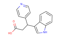 3-(1h-indol-3-yl)-3-pyridin-4-yl-propionic acid