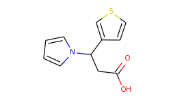 3-(1h-pyrrol-1-yl)-3-(3-thienyl)propanoic acid