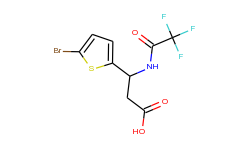 3-(5-bromo-2-thienyl)-3-[(2,2,2-trifluoroacetyl)-amino]propanoic acid