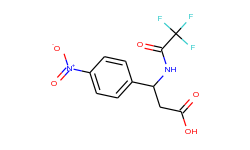 3-(4-nitrophenyl)-3-[(2,2,2-trifluoroacetyl)amino] propanoic acid