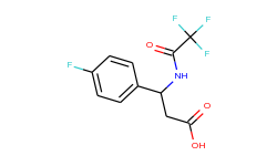 3-(4-fluorophenyl)-3-[(2,2,2-trifluoroacetyl)-amino]propanoic acid