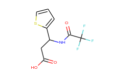 3-(2-thienyl)-3-[(2,2,2-trifluoroacetyl)amino]-propanoic acid
