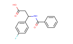 3-benzoylamino-3-(4-fluoro-phenyl)propionic acid