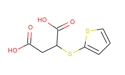 2-(thiophen-2-ylsulfanyl)-succinic acid