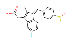 (Z)-2-(5-Fluoro-2-methyl-1-(4-(methylsulfinyl)benzylidene)-1H-inden-3-yl)acetic acid