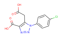 5-(carboxymethyl)-1-(4-chlorophenyl)-1h-1,2,3-triazole-4-carboxylic acid
