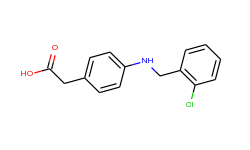 {4-[(2-chlorobenzyl)amino]phenyl}acetic acid