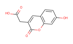 2h-1-benzopyran-3-acetic acid,7-hydroxy-2-oxo-