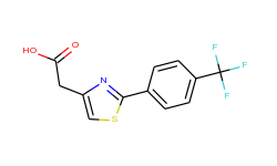 2-{2-[4-(trifluoromethyl)phenyl]-1,3-thiazol-4-yl}acetic acid