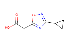 2-(3-cyclopropyl-1,2,4-oxadiazol-5-yl)acetic acid