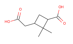 3-carboxy-2,2-dimethylcyclobutanacetic acid