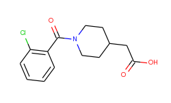 [1-(2-chlorobenzoyl)piperidin-4-yl]acetic acid