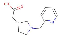 2-[1-(2-pyridinylmethyl)-3-pyrrolidinyl]-acetic acid