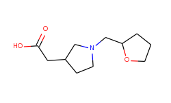 2-[1-(tetrahydro-2-furanylmethyl)-3-pyrrolidinyl]-acetic acid