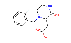 [1-(2-fluoro-benzyl)-3-oxo-piperazin-2-yl]-acetic acid