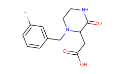 [1-(3-fluoro-benzyl)-3-oxo-piperazin-2-yl]-acetic acid