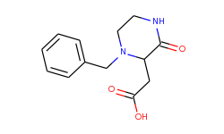 2-(1-benzyl-3-oxo-2-piperazinyl)acetic acid