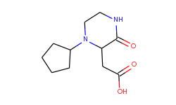 (1-cyclopentyl-3-oxo-piperazin-2-yl)-acetic acid