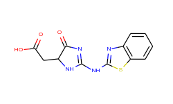[2-(benzothiazol-2-ylamino)-5-oxo-4,5-dihydro-3h-imidazol-4-yl]-acetic acid