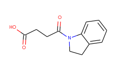 4-(2,3-dihydroindol-1-yl)-4-oxo-butyric acid