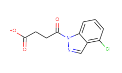 4-(4-chloro-1h-indazol-1-yl)-4-oxobutanoic acid